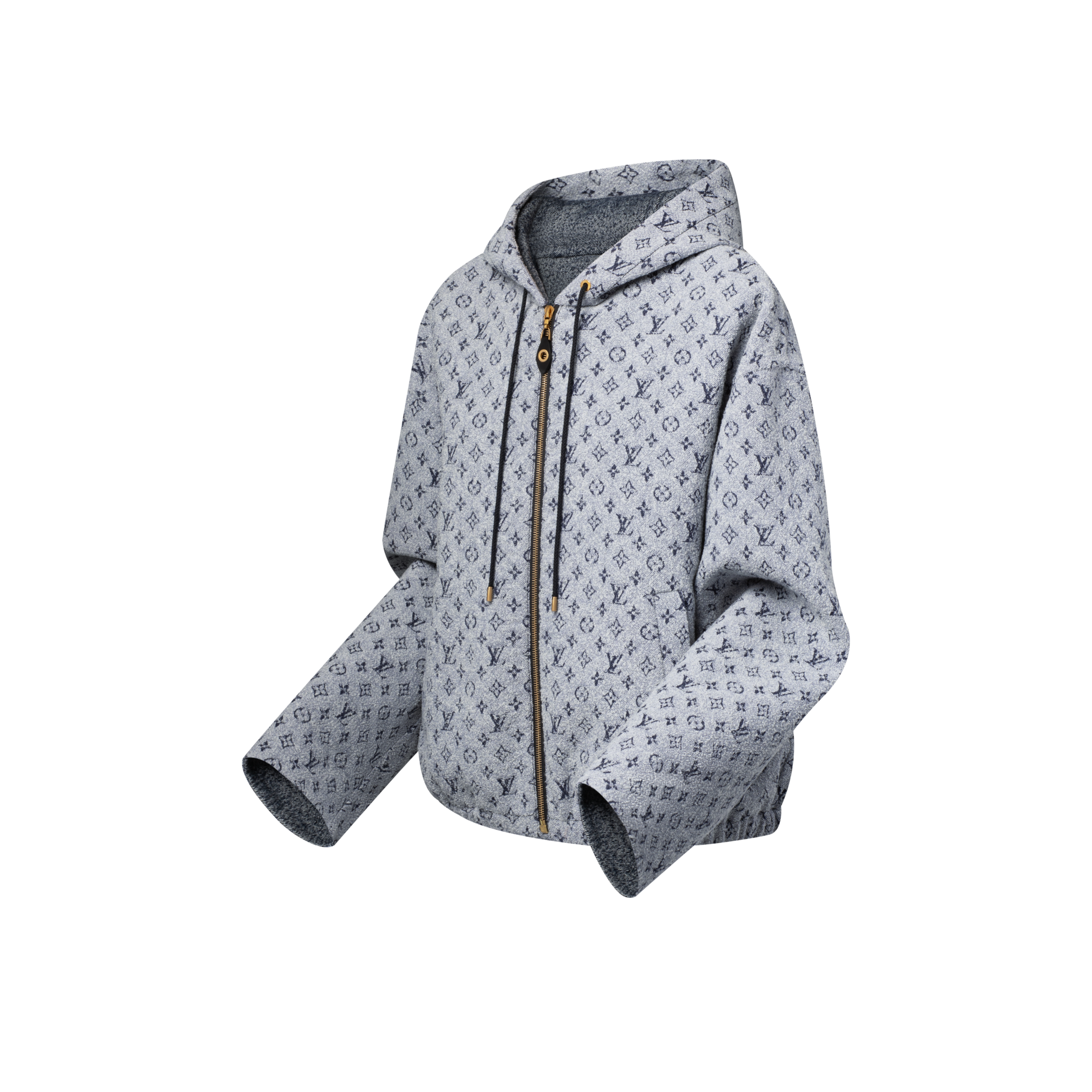 Monogram Bouclé Hoodie - Women - Ready-to-Wear | LOUIS VUITTON ®